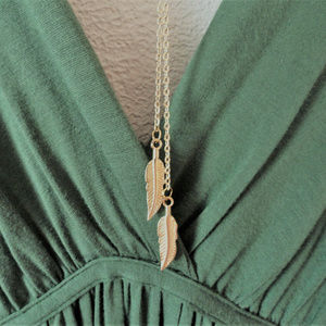 *~Lovely Gold Leaf Necklace~*